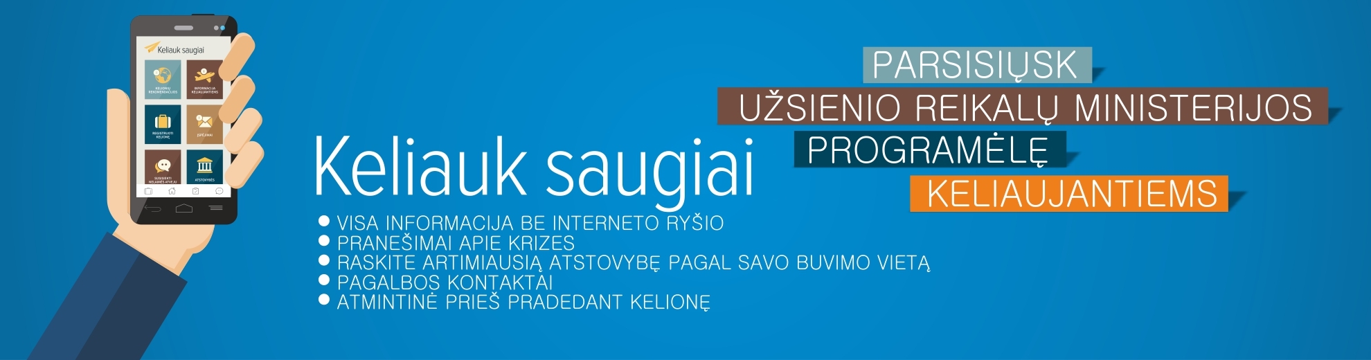 Keliauk Saugiai
